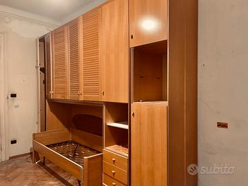 armardio arredo a ponte in legno