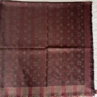 Pashmina lv bordo/marrone/ oro