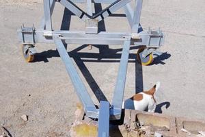 Carrello per gommone 8,50 metri