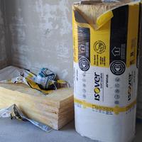 Isolante uin lana minerale Isover spessore 6,5 cm.