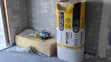 Isolante uin lana minerale Isover spessore 6,5 cm.