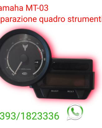 Quadro strumenti Yamaha MT-03 contachilometri 