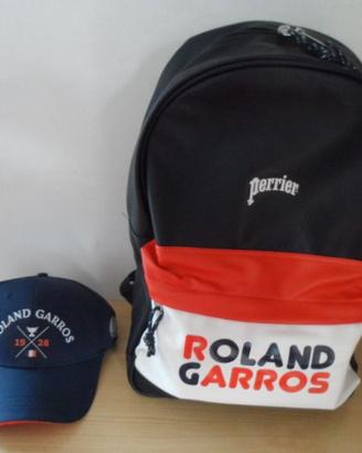 Zaino e cappello Roland Garros- Nuovi-brandizzati