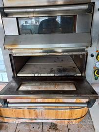 Forno Pizza Elettrico 2 Camere In inox