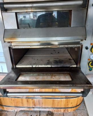 Forno Pizza Elettrico 2 Camere In inox