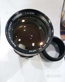 Obiettivo takumar 200mm 1:4