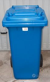 Bidone carrellato per la raccolta 120litri  NUOVO!