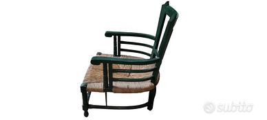 poltrona bassa anni 50 stile Vittoriano 