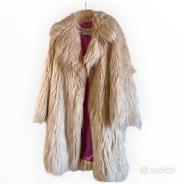 Cappotto Maison POA eco pelliccia burro over S/M e