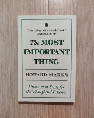 The most important thing di Howard Marks