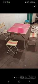 Tavolino Pic-Nic/Mare richiudibile vintage
