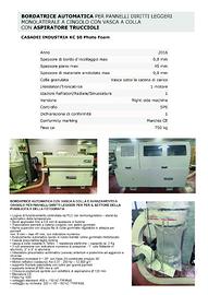 BORDATRICE AUTOMATICA PER PANNELLI DRITTI LEGGERI