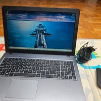 asus x540ma ssd veloce e mouse incluso