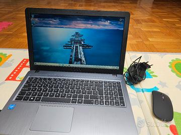 asus x540ma ssd veloce e mouse incluso