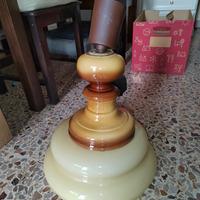 Lampadario vintage a neon