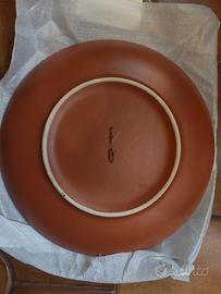 Piatto colorato in ceramica Mulino Bianco