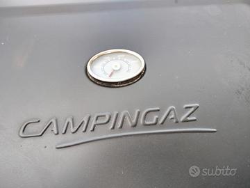 Barbecue con il fornello a gas