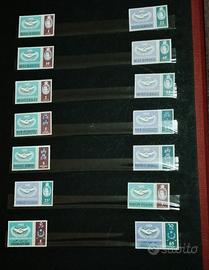 3 Album Giri delle colonie inglesi - francobolli