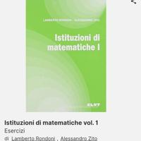 Coppia di Libri Universitari di matematica.