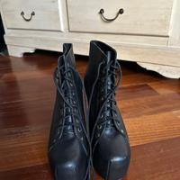 Scarpe Tronchetto Jeffrey Campbell - in pelle nero