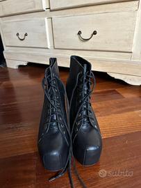 Scarpe Tronchetto Jeffrey Campbell - in pelle nero