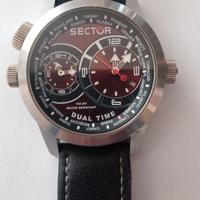 Orologio Sector dual time