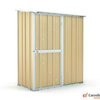 Casetta box giardino Acciaio 155x100 50kg beige