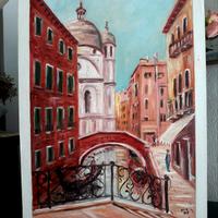 Venezia olio su faesite 50x70 