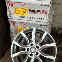 Cerchi in lega  Audi a3 MAK R 18