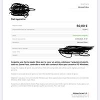 Gif card Microsoft xbox