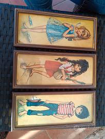 quadri idylle vintage anni 60