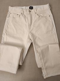 Pantalone H&M  jeans uomo bianco
