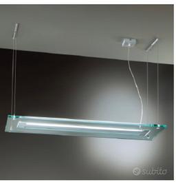 Lampadario da tavolo linea light in vetro mod 3703