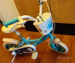  bicicletta con rotelle di frozen