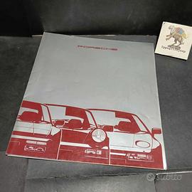 Porsche poster brochure originale gamma anno 1990
