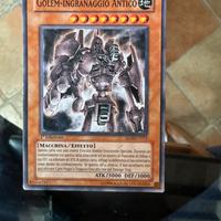 Carta YU-GI-OH Golem ingranaggio antico