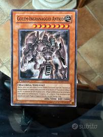 Carta YU-GI-OH Golem ingranaggio antico