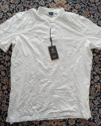Polo Gutteridge bianca nuova 3xl