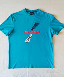Trussardi Jeans t-shirt con stampe e ricami, XL