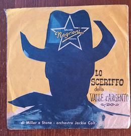 disco Negroni lo sceriffo della valle d'argento 