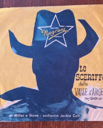 disco Negroni lo sceriffo della valle d'argento 