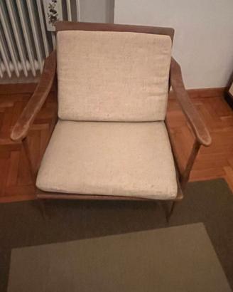Poltrona di design scandinavo anni 60