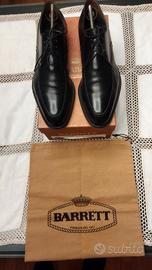 Scarpe Barret  N.7,5 Stringate Pelle Colore Nero