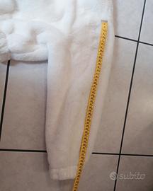 giacca di pelo bianco shein