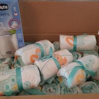 Pannolini Pampers Baby Dry+biberon Chicco 6m+