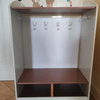 Appendiabiti scarpiera bambino Montessori