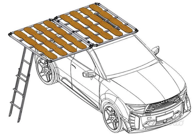 TENDA DA TETTO KARMA CAMPEGGIO