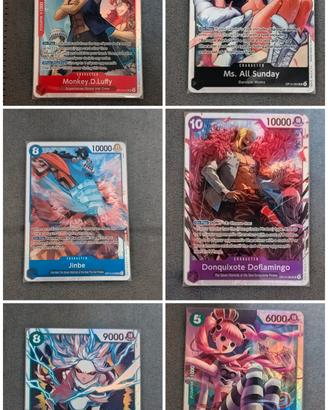 carte One piece inglesi 