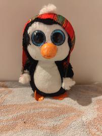 peluche ty pinguino invernale 