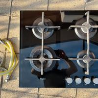 Piano cottura gas whirlpool